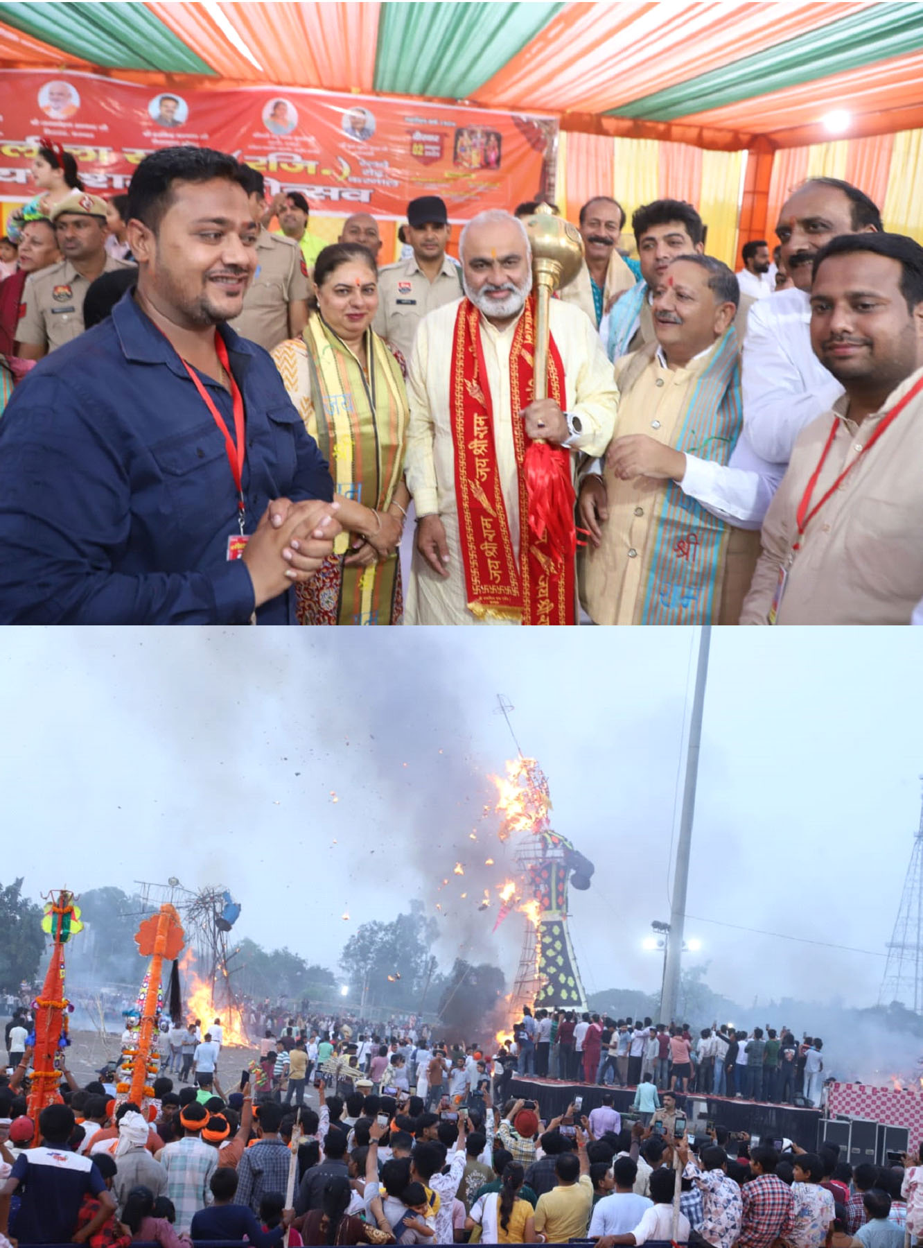 Vijayadashami is the festival of the victory of good over evil: MLA Jagmohan Anand.